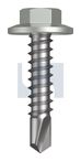 METAL SDS FLANGED HEX HEAD CL4 SG MET FLG HX:12-14X 25