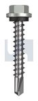 METAL SDS HEX HEAD + WASHER CL4 SG MET SEAL HX:14-10X 42