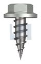 NEEDLE PT SDS FLANGED HEX CL4 SG NP FLG HX: 8-15X 12