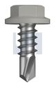 METAL SDS FLANGED HEX HEAD CL4 SO MET FLG HX: 8-18X 12