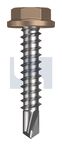 METAL SDS FLANGED HEX HEAD CL4 ST MET FLG HX:10-16X 25