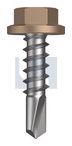 METAL SDS FLANGED HEX HEAD CL4 ST MET FLG HX:14-10X 25