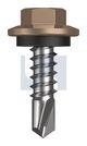 METAL SDS HEX HEAD + WASHER CL4 ST MET SEAL HX:12-14X 20