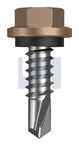 METAL SDS HEX HEAD + WASHER CL4 ST MET SEAL HX:14-14X 22