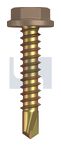 METAL SDS FLANGED HEX HEAD ZYP ST MET FLG HX:10-16X 25