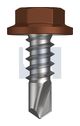 METAL SDS FLANGED HEX HEAD CL4 TE MET FLG HX: 8-18X 12