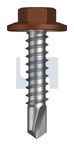 METAL SDS 5/16AF FLANGED HEX CL4 TE MET 5/16AF HX:14-14X 22