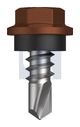 METAL SDS HEX HEAD + WASHER CL4 TE MET SEAL HX: 8-18X 12