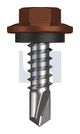 METAL SDS HEX HEAD + WASHER CL4 TE MET SEAL HX:12-14X 20