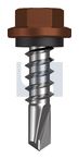 METAL SDS HEX HEAD + WASHER CL4 TE MET SEAL HX:14-10X 25