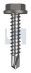 METAL SDS FLANGED HEX HEAD CL4 WA MET FLG HX:10-16X 25