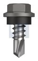 METAL SDS HEX HEAD + WASHER CL4 WA MET SEAL HX: 8-18X 12