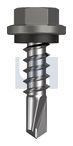 METAL SDS HEX HEAD + WASHER CL4 WA MET SEAL HX:14-10X 25