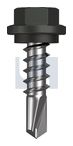 METAL SDS HEX HEAD + WASHER CL4 WG MET SEAL HX:14-10X 25