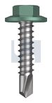 METAL SDS FLANGED HEX HEAD CL4 WI MET FLG HX:12-14X 25