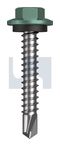 METAL SDS HEX HEAD + WASHER CL4 WI MET SEAL HX:12-14X 35
