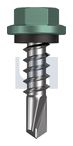 METAL SDS HEX HEAD + WASHER CL4 WI MET SEAL HX:14-10X 25