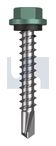 METAL SDS HEX HEAD + WASHER CL4 WI MET SEAL HX:14-10X 42
