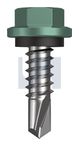 METAL SDS HEX HEAD + WASHER CL4 WI MET SEAL HX:14-14X 22