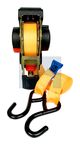 RATCHET TIE RETRACTABLE S HOOK RATCHET RETRACT HK: 25 X 3.5M
