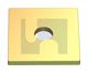 SQUARE WASHER ZYP MS SQ WASH:M12 50X50X5