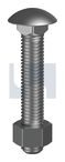 CUP HEAD BOLT & NUT PLN 4.6 CUP B/N KIT: M16 X 50