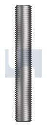 ALLTHREAD ROD PLN MS A/T: 0 BA X 3FT thumbnail 2