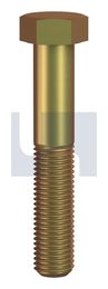 HEX BOLT AS1110 ZYP 10.9 BOLT:M20 X 125 thumbnail 2
