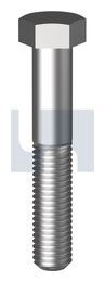 HEX BOLT 316 HEX BOLT: 1/2BSW X 1-1/2 thumbnail 2