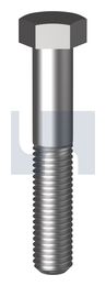 HEX BOLT Z/P 4.6 HEX BOLT: M20 X 65 thumbnail 2