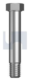 STEEL FRAME HEX BOLT Z/P MS HEX FRAME BOLT:3/8UNCX2 thumbnail 2