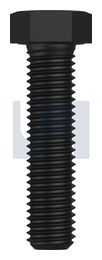 HEX HEAD SET SCREW NYLON UV S/SCREW DIN933:M8 X20 thumbnail 2