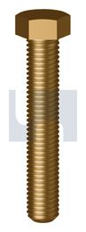 HEX SET SCREW BRASS S/SCREW AS1110: M5 X 16 thumbnail 2