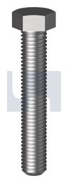 HEX SET SCREW Z/P MS SET SCRW: 1/4BSW X 1/2 thumbnail 2