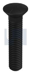 PLOW BOLT SQ NECK GR8 PLOW BOLT: 7/16UNC X 2-1/4 thumbnail 2