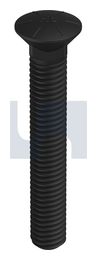 PLOW BOLT SQ NECK GR8 PLOW BOLT: 7/16UNC X 3 thumbnail 2