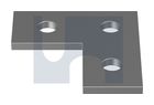 90DEG CORNER FITTING 3 HOLE HDG FLAT PLATE 1036: M12 thumbnail 2