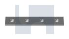 STRAIGHT FITTING 4 HOLE HDG FLAT PLATE 1067: M12 thumbnail 2