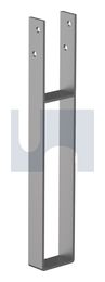 POST SUPPORT H/DUTY U SHAPE W/BAR PS:  90 X  600 thumbnail 2