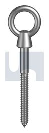 LAG SCREW EYE+COLLAR 316 LAG SCREW EYE W/COLR:M8 thumbnail 2