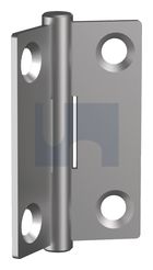 BUTT HINGE 4 HOLE - FIXED PIN 304 HINGE BUTT PAIR: 50 X  38 thumbnail 2