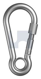 HOOK SPRING+EYE & NUT 316 SPRING HOOK W/EYE+NUT:  6 thumbnail 2