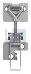 TOGGLE LATCH - ADJUSTABLE 304 TOGGLE LATCH ADJ: 78-87 thumbnail 2