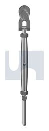 RIGGING SCREW TGLE+SWAGE 316 RIG SCRW TOG+SWG:M6 X 3.2 thumbnail 2