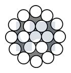 WIRE ROPE 1x19 316 W/ROPE: 1 X 19 X 10.0 305M thumbnail 2