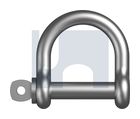 SHACKLE WIDE MOUTH 316 D SHKLE WIDE:M8 X  35 thumbnail 2