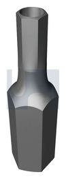 BIT SOCKET  POST HEX POST HEX SOCKET BIT: M4 thumbnail 2