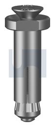 HBS-BOLT CSK - BLIND INSTALL HDG 8.8 HBS-BOLT CSK: M8 X  90 thumbnail 2