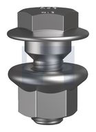 SHOULDER PURLIN BOLT / NUT Z/P 4.6 SHLDER/PURL KIT M12X30 thumbnail 2
