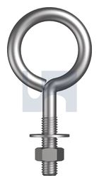 LARGE EYE BOLT KIT Z/P LG EYEBLT KIT:  3/8BSW X 3 thumbnail 2
